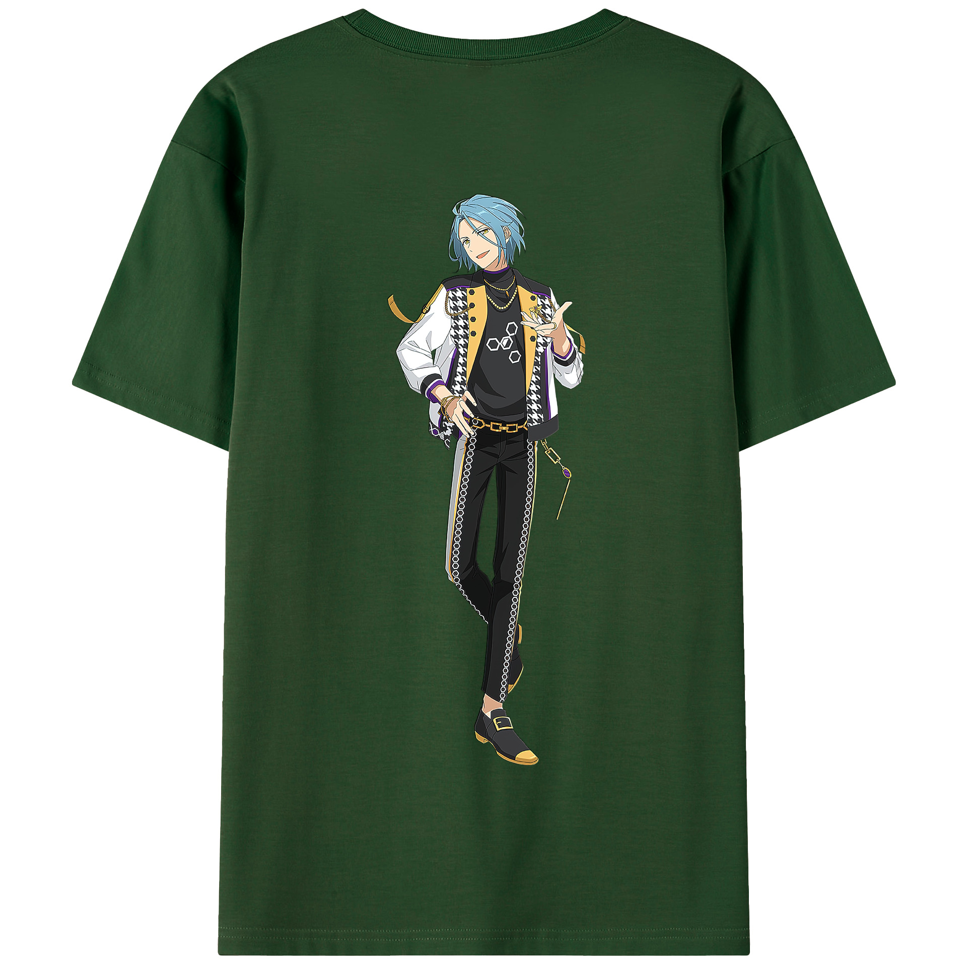 （画像用） あんさんぶるスターズ! Ensemble Stars 綿100％半袖Tシャツ（背面プリント）